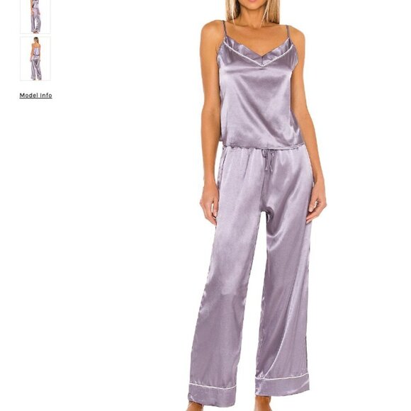 NWOT Revolve | Lovers + Friends Madison PJ Set | Lilac | Size XL - Picture 2 of 6